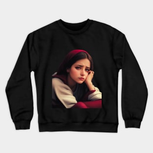 Sad Girl Crewneck Sweatshirt